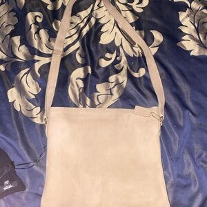 Coach Taupe Leather Shoulder Bag
